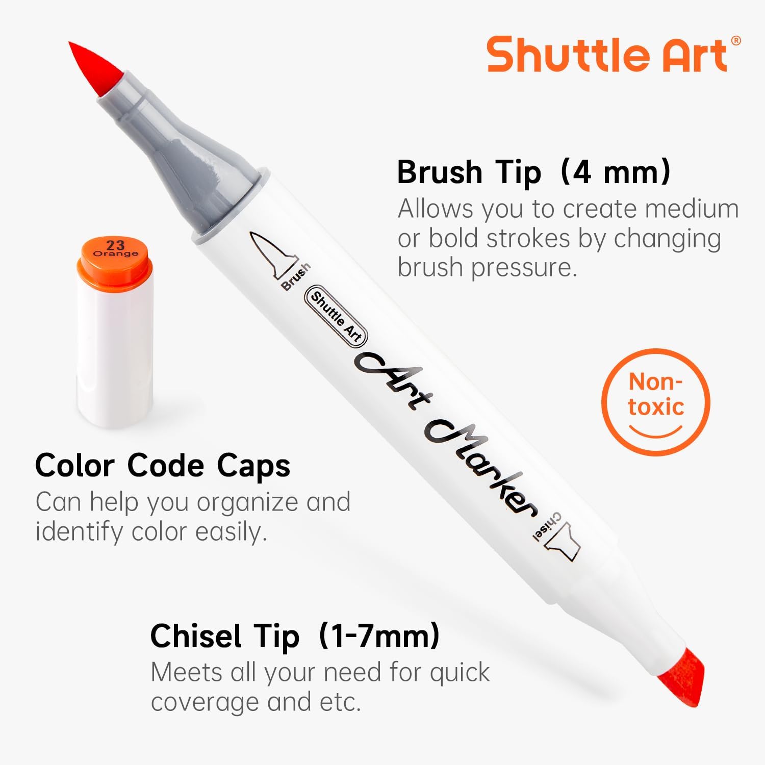 Thumbnail 2 de Shuttle Art Alkohol Marker Set 50 Farben