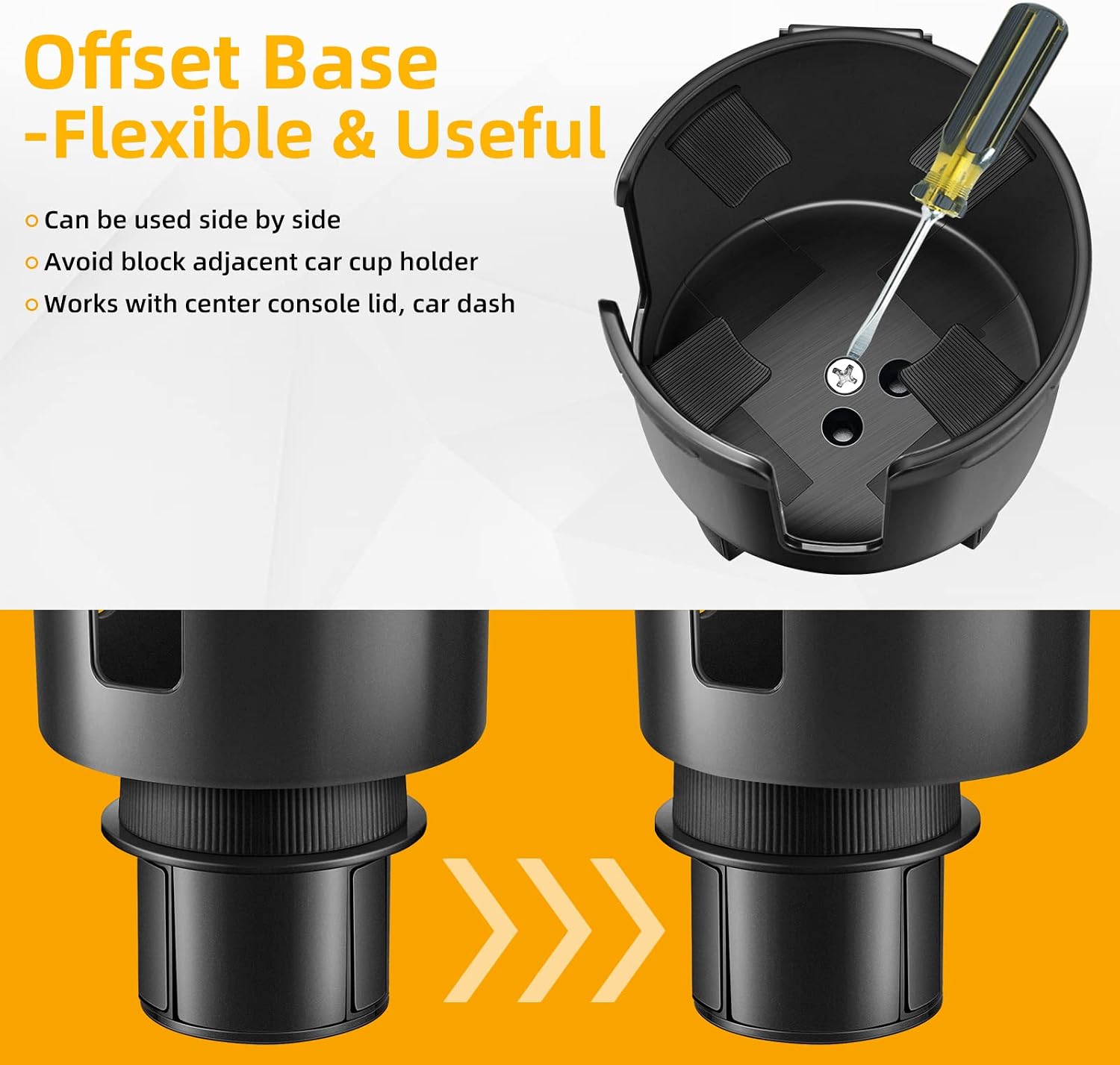 Detalle 2 de TYKOR Car Cup Holder Expander 2.7-4.2