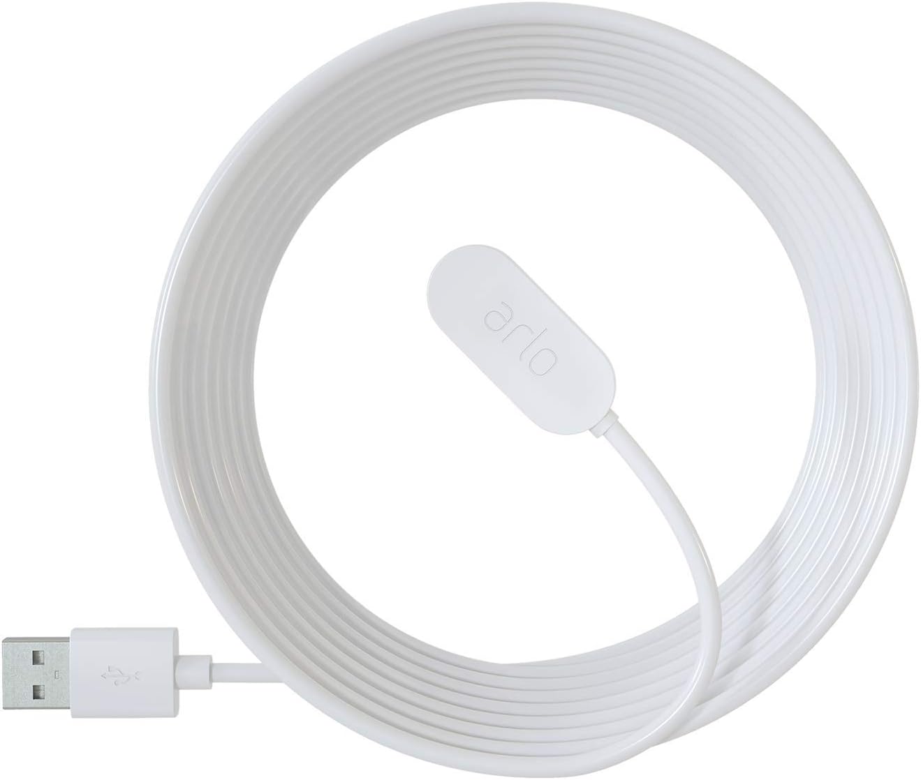 Arlo Certified Indoor Magnetic Charging Cable (8 ft) for Arlo Go, Pro and Ultra cameras