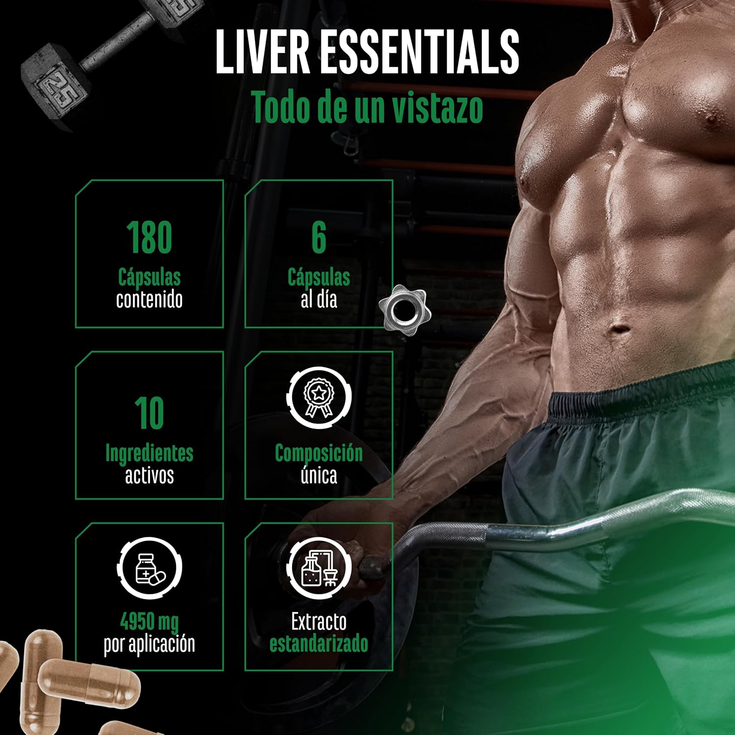 Thumbnail 1 de Liver Essentials complejo hepático 180 cápsulas