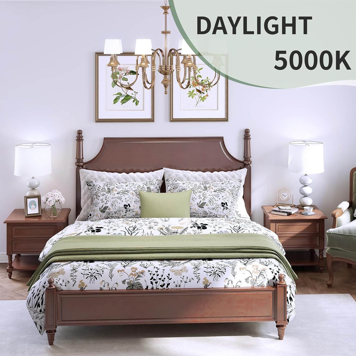 Thumbnail 6 de evelor YH-A-60-03 A19 LED Bulbs, 6-Pack, 5000K, 800 Lumens