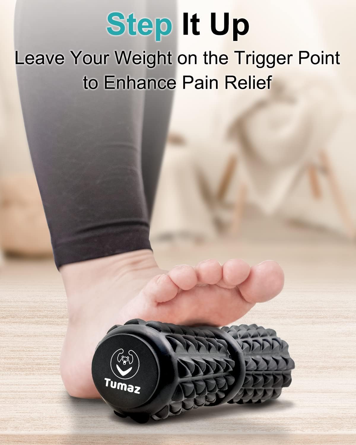 Detalle 2 de Tumaz Foot Roller for Plantar Fasciitis relief