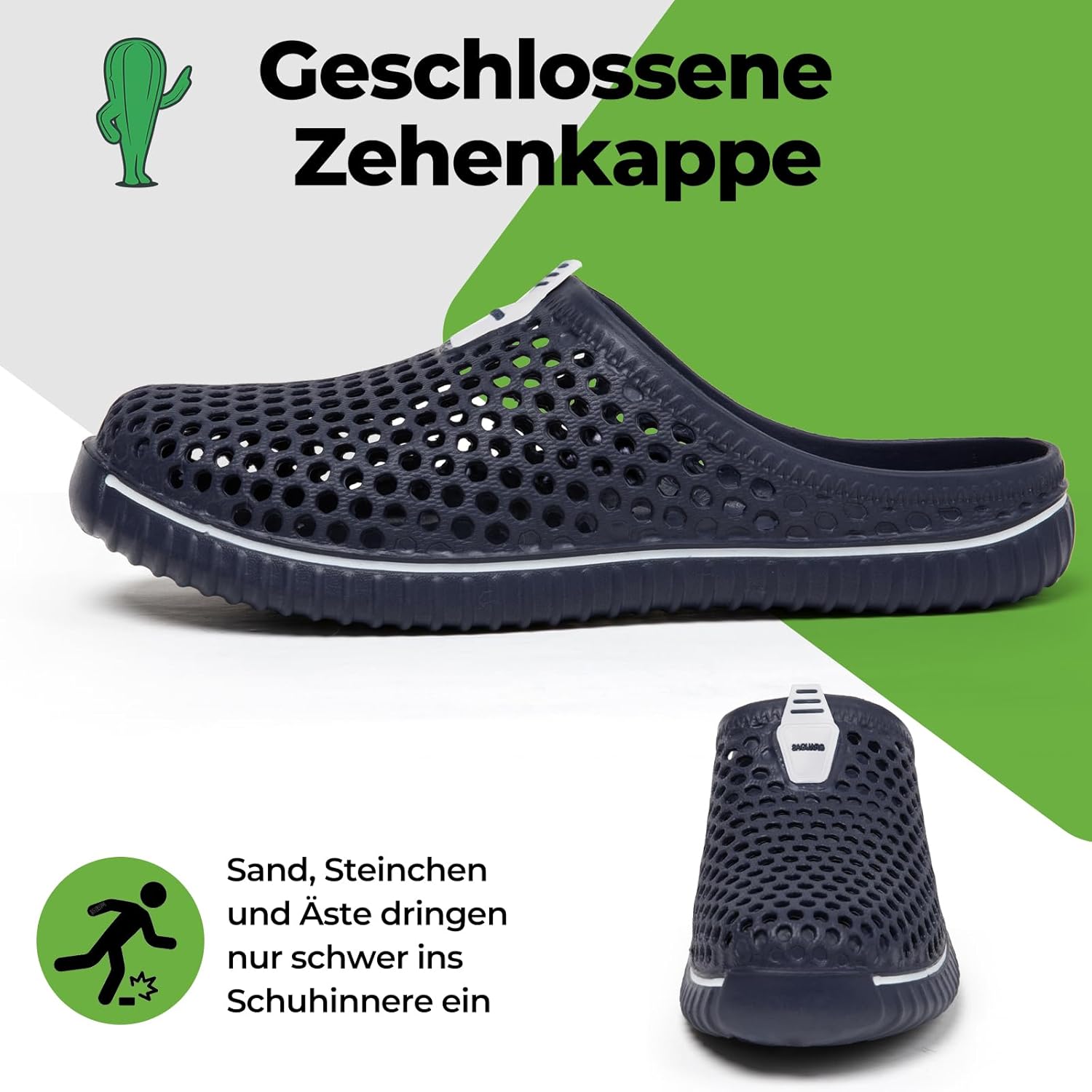 Thumbnail 5 de SAGUARO Clogs Pantoletten Herren Damen – Sommer, atmungsaktiv, EVA-Sandalen Gr. 36–45