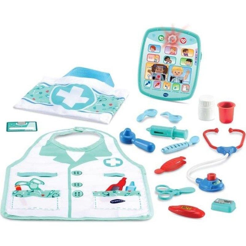 Detalle de Kit de Juego Médico Electrónico VTech con Tableta Interactiva y 15 Accesorios