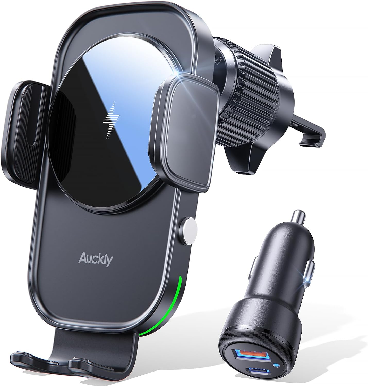 Detalle de Auckly CW15 Handyhalterung Auto 60W Qi