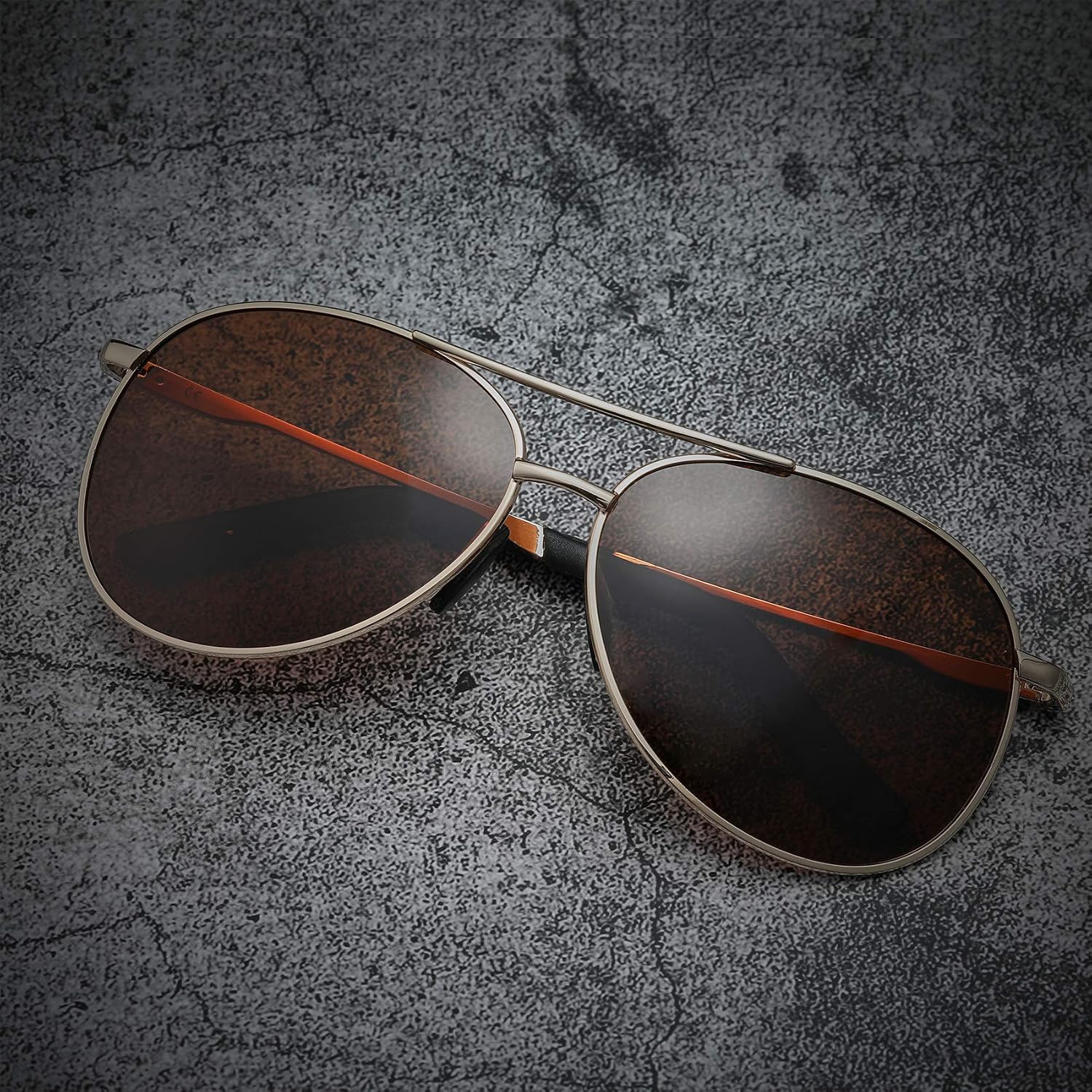 Detalle 2 de MXNXEU Sonnenbrille Herren Fahrerbrille polarisiert UV400 – Outdoor Vintage Unisex