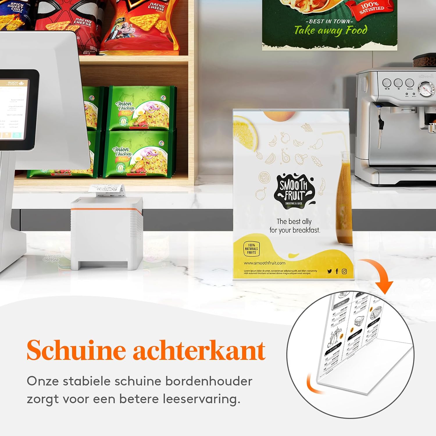 Detalle 1 de Lifewit 23083 A4-acrylposterhouders, transparant, set van 6