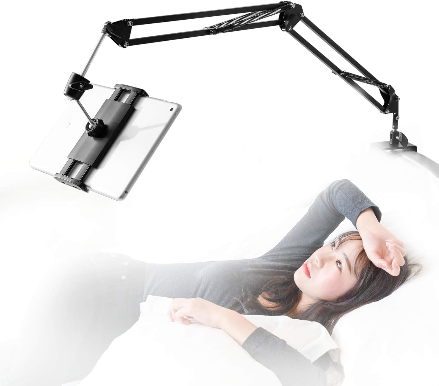 Thumbnail 1 de Tablet-Ständer fürs Bett 360° Aluminiumarm 4,5–12,9 Zoll