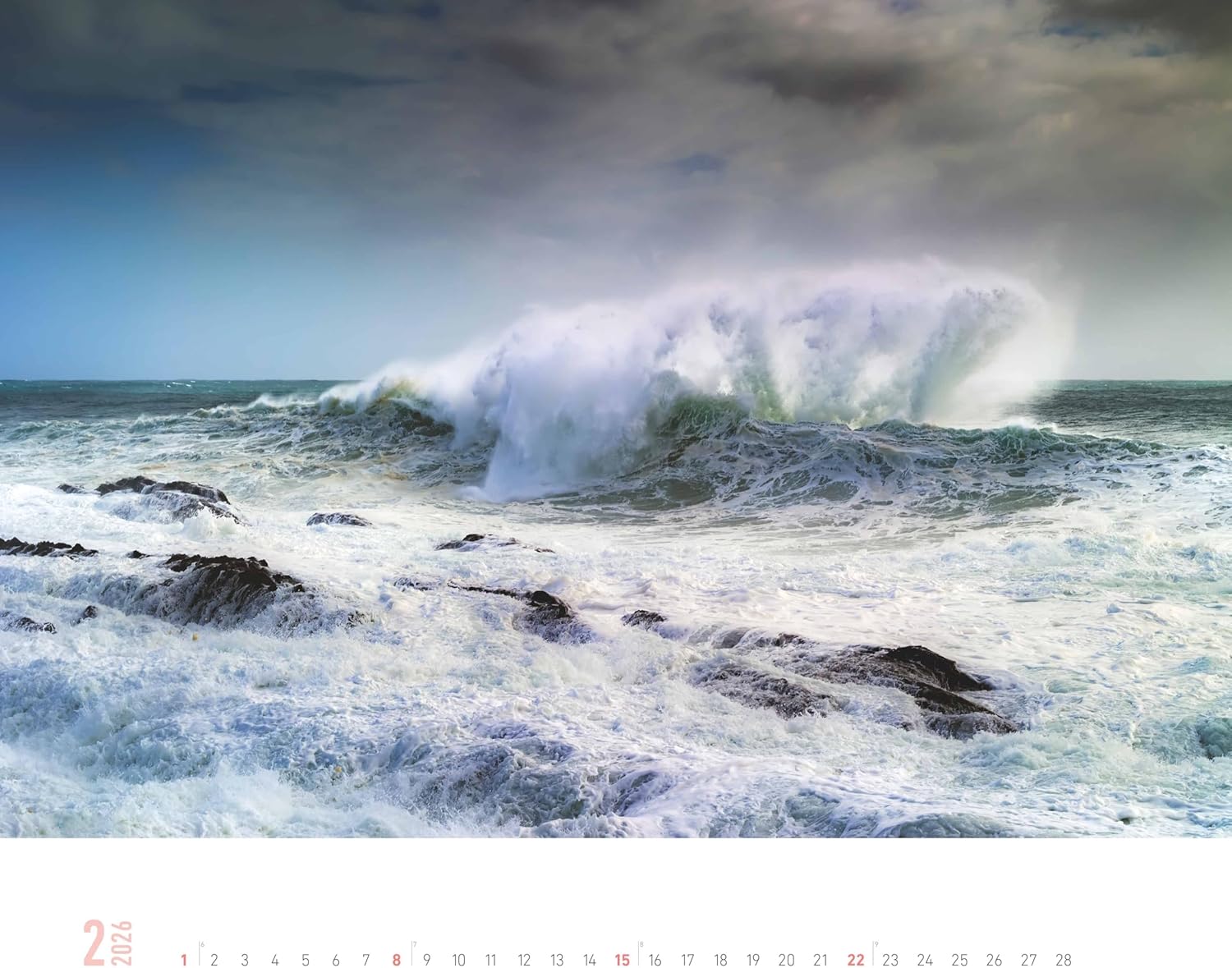 Thumbnail 3 de ALPHA EDITION Meer 2026 Wandkalender (52×42,5 cm) mit Ozeanmotiven – FSC-zertifiziert