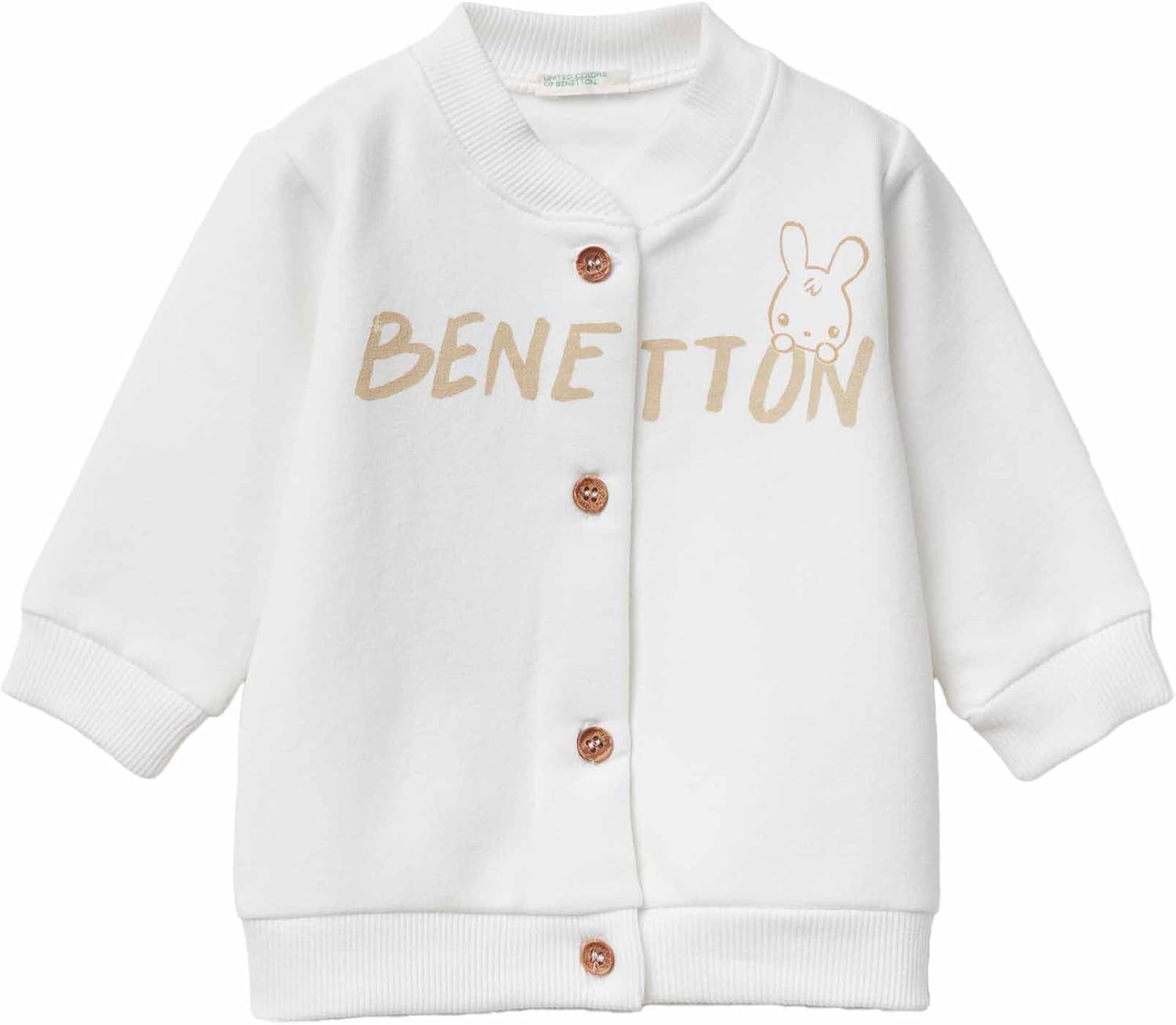 Detalle de United Colors of Benetton Baby Jungen Strickjacke M/L 3k1ca501s – Warm, flexibel und pflegeleicht