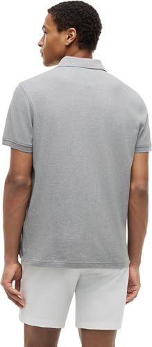 Detalle de Tommy Hilfiger Polo de Manga Corta Hombre Core 1985 Regular Fit — Gris (XL)
