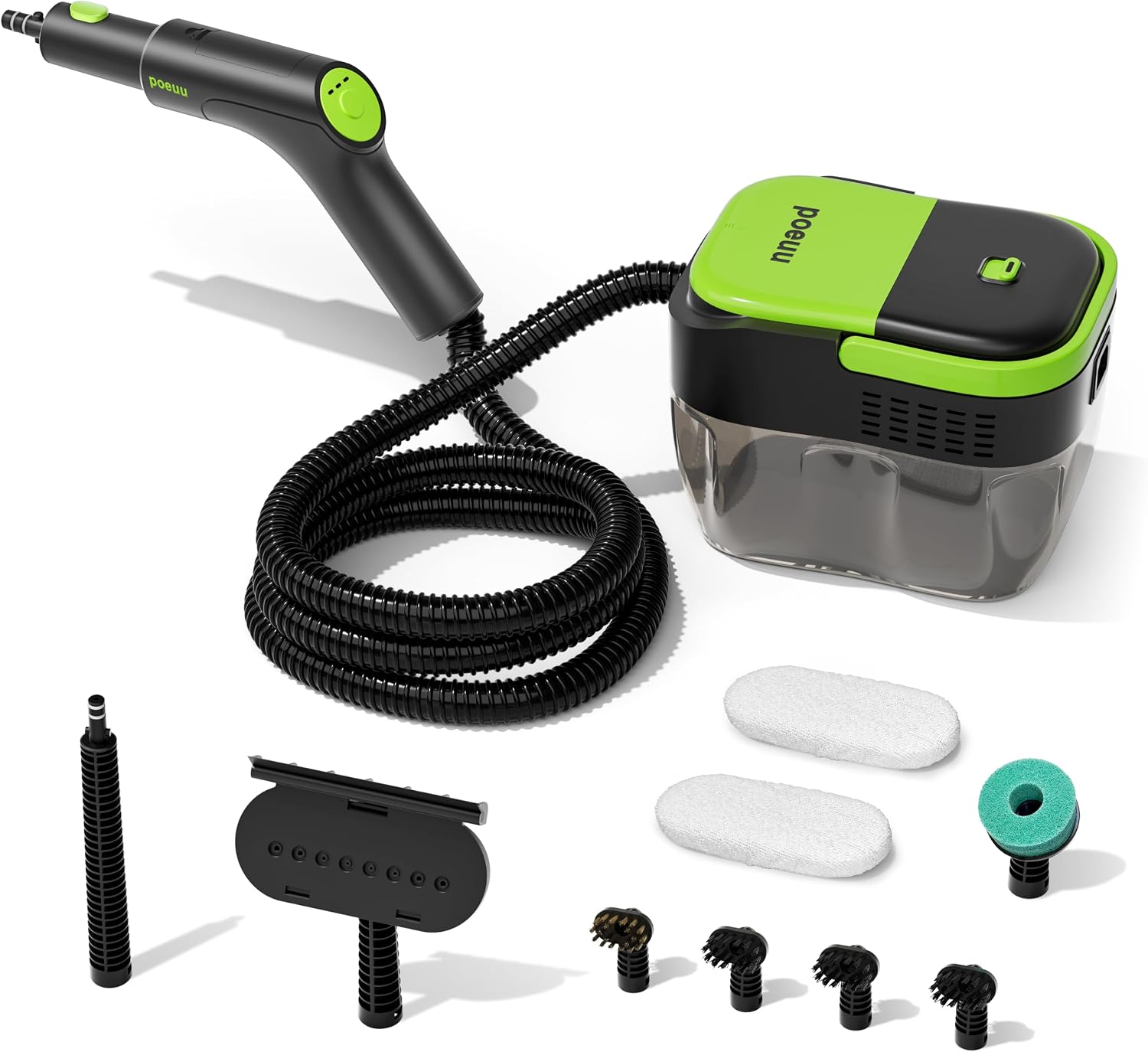 Detalle de poeuu JLC-NEW-201 Handheld Steam Cleaner, 3.5 Bar, 1.69 Qt Tank