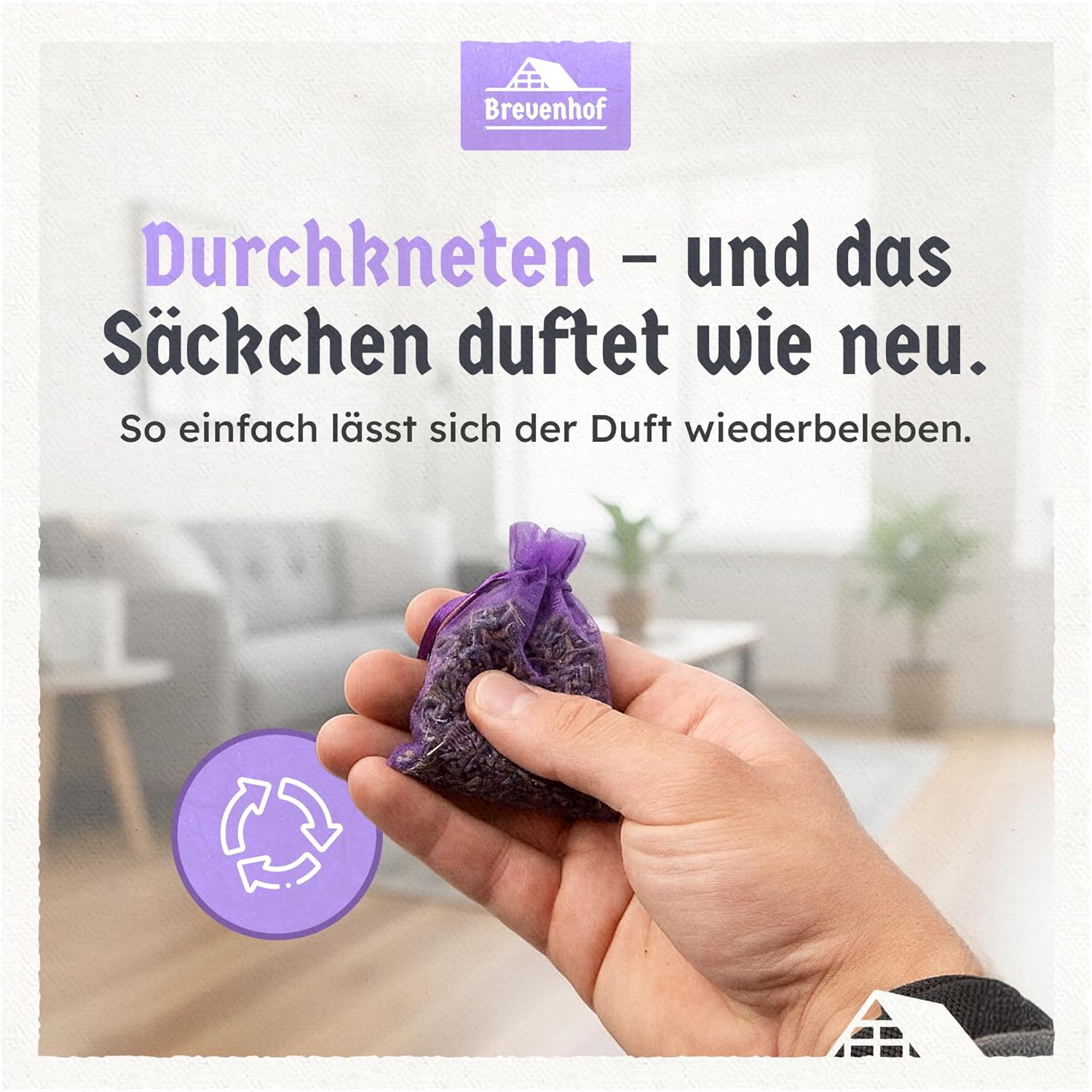 Thumbnail 6 de 22x Lavendel Duftsäckchen (Mottenschutz) mit echtem getrocknetem Lavendel – für Kleiderschrank, Wäsche & Raum