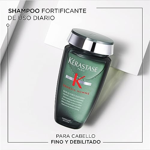 Detalle 2 de KÉRASTASE Genesis Homme Bain de Force Quotidien – Shampoing Purifiant 250 ml
