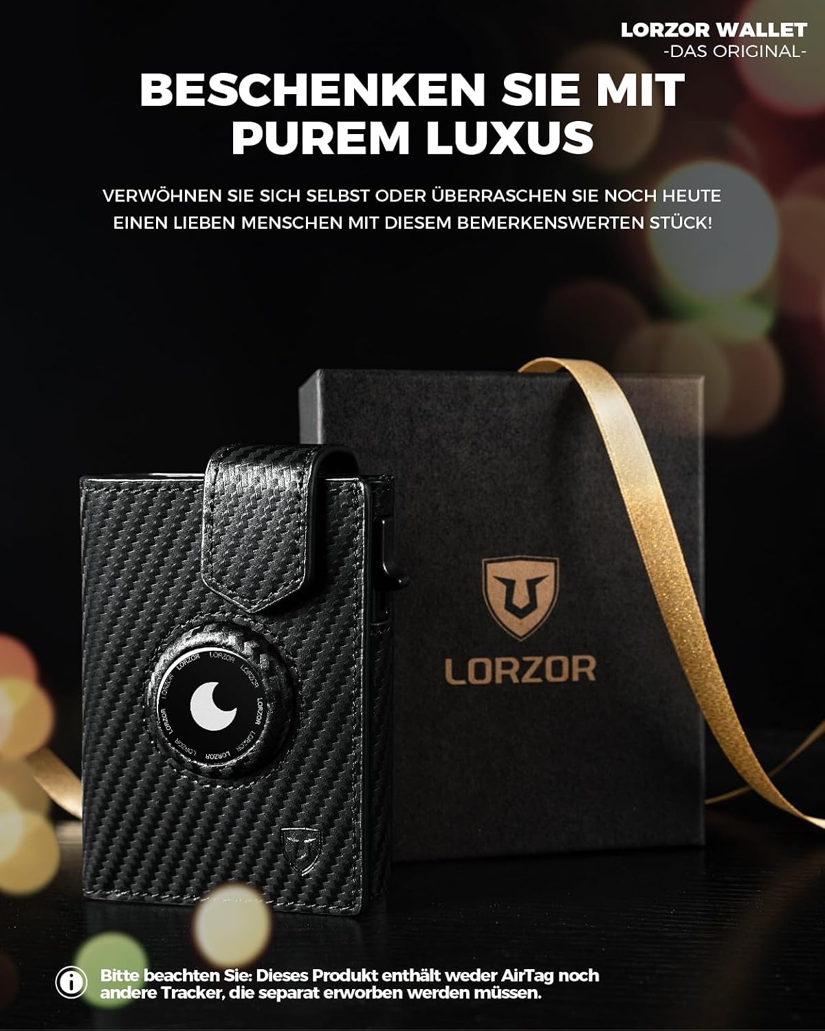 Thumbnail 6 de LORZOR AirTag Wallet Slim Geldbörse