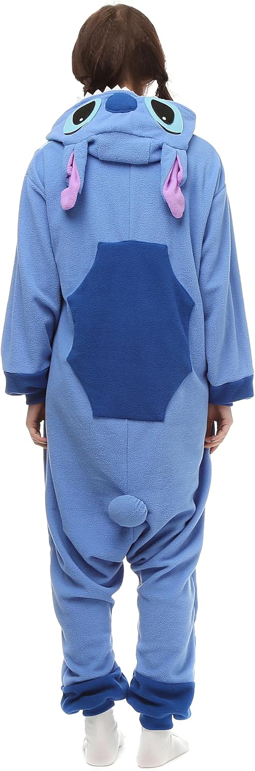 Detalle 1 de Wishliker Adult Animal Onesie Pajamas, Soft Warm Halloween Cosplay Costume