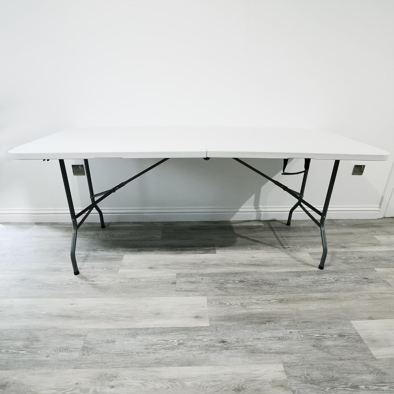 Thumbnail 1 de DIVCHI Folding Table 6ft 1.8M: Heavy Duty Plastic Folding Table for Indoor & Outdoor Use