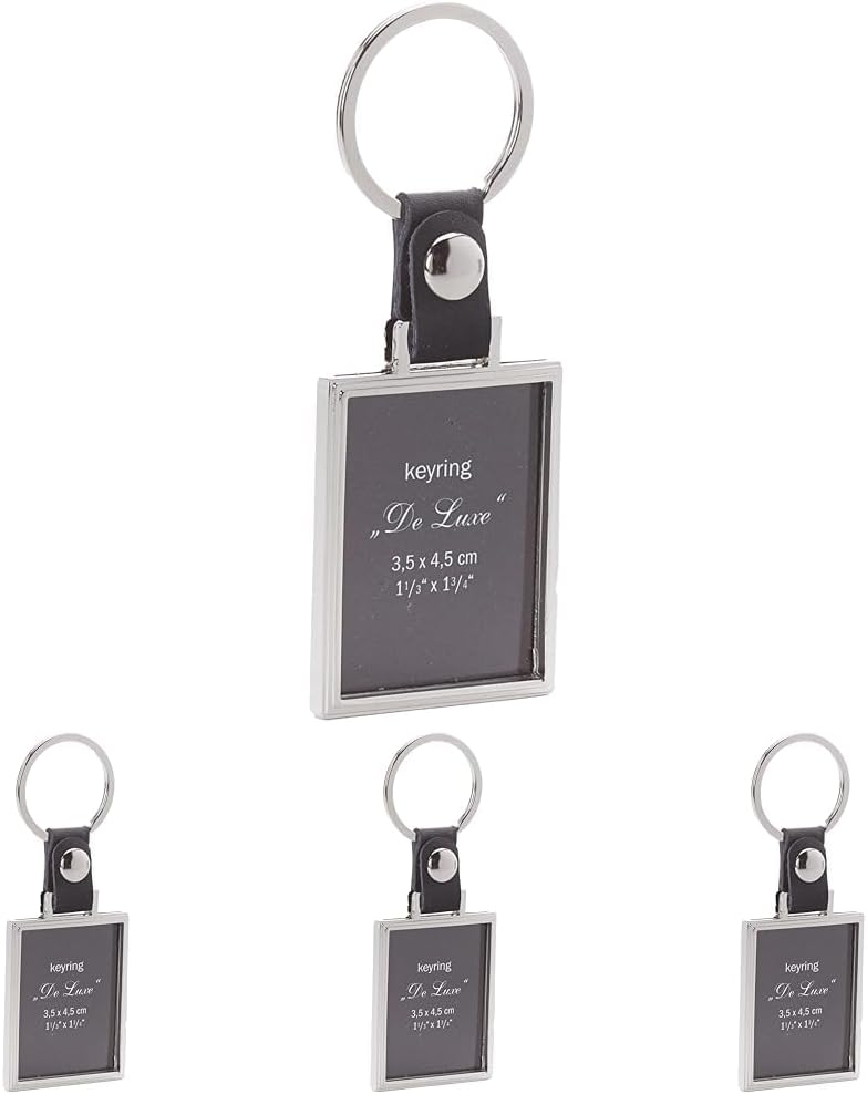 Thumbnail 3 de Walther Design Key Ring Black 3.5 x 4.5 cm | Deluxe Metal Key Fob MR-199-B
