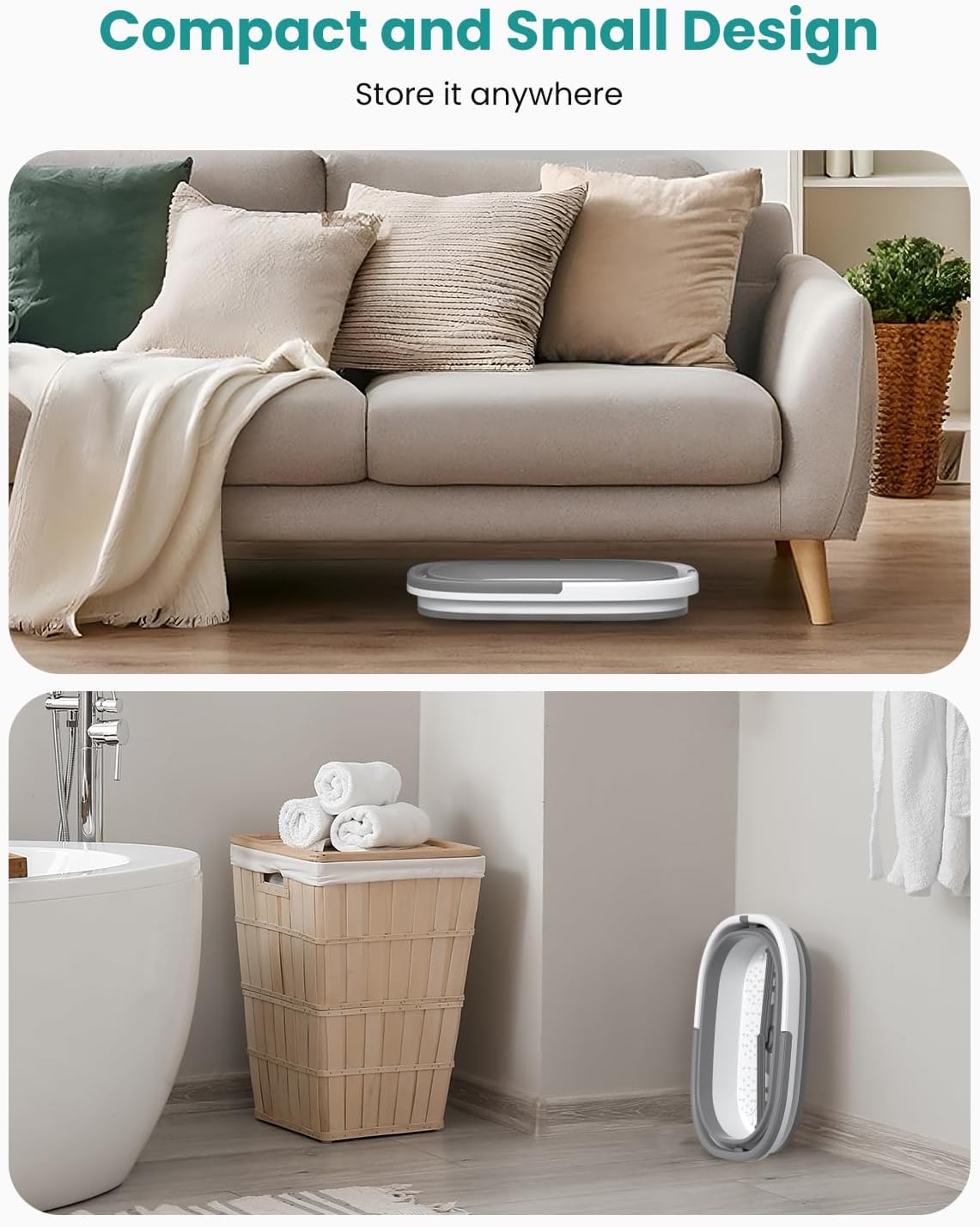 Thumbnail 6 de Nekteck NK-FS02 Collapsible Foot Soaking Tub with 138 Acupressure Nodes