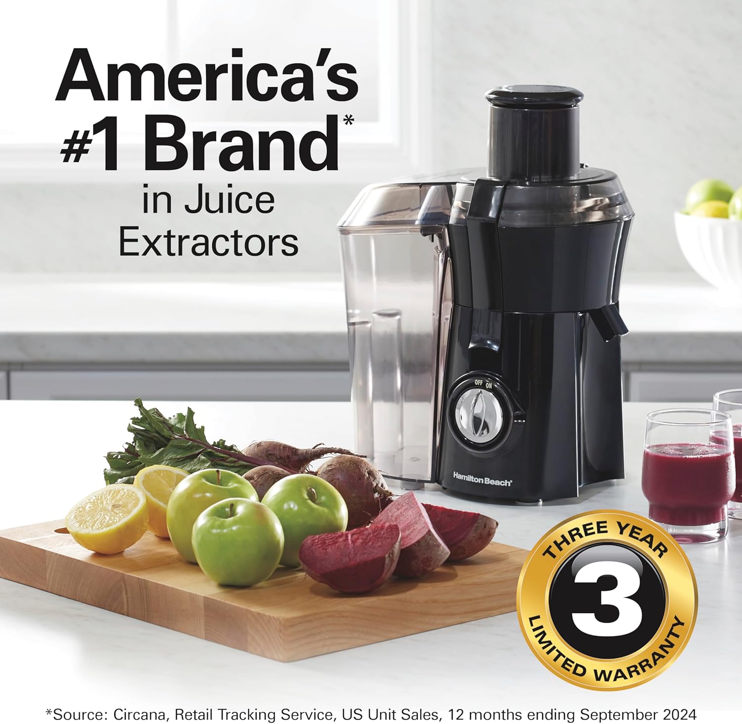 Detalle 2 de Hamilton Beach Big Mouth Juicer 800W ๐
