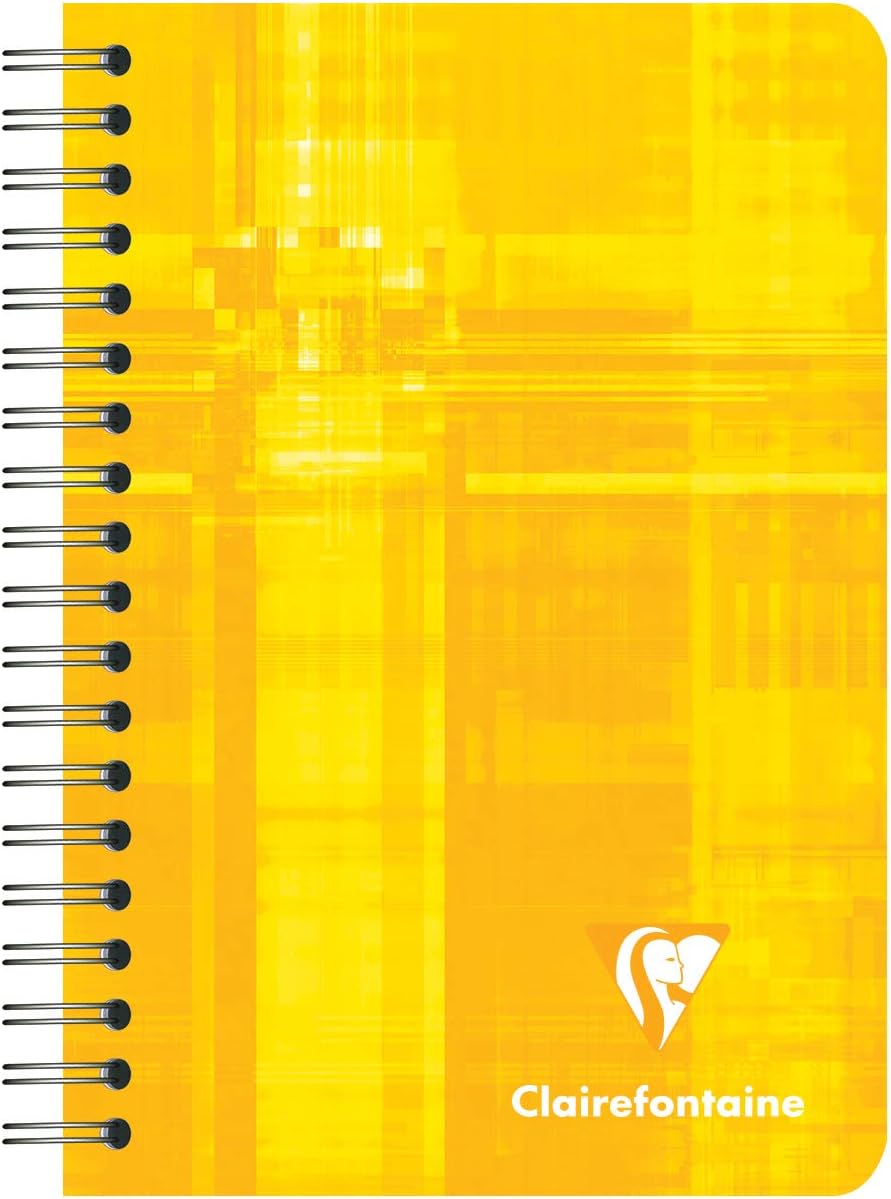 Thumbnail 3 de Clairefontaine 68592C - Lot de 10 carnets à spirale 9x14 cm, 100 pages, papier 90 g, couverture pelliculée, couleurs aléatoires