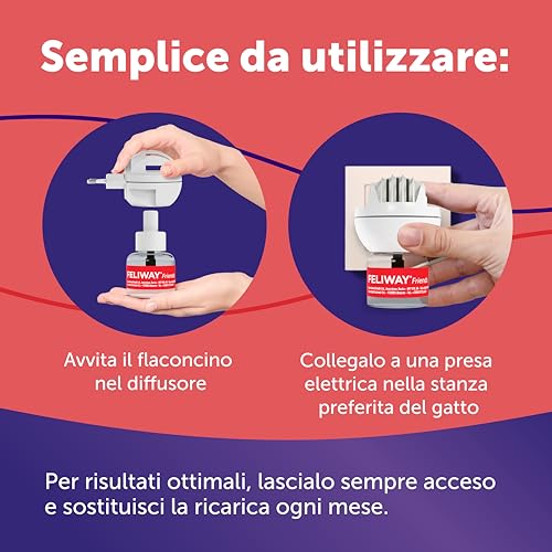 Thumbnail 6 de FELIWAY Friends Starter Kit Diffusore di Feromoni Calmanti per Gatti, 48 ml: armonia in casa per multi-gatto