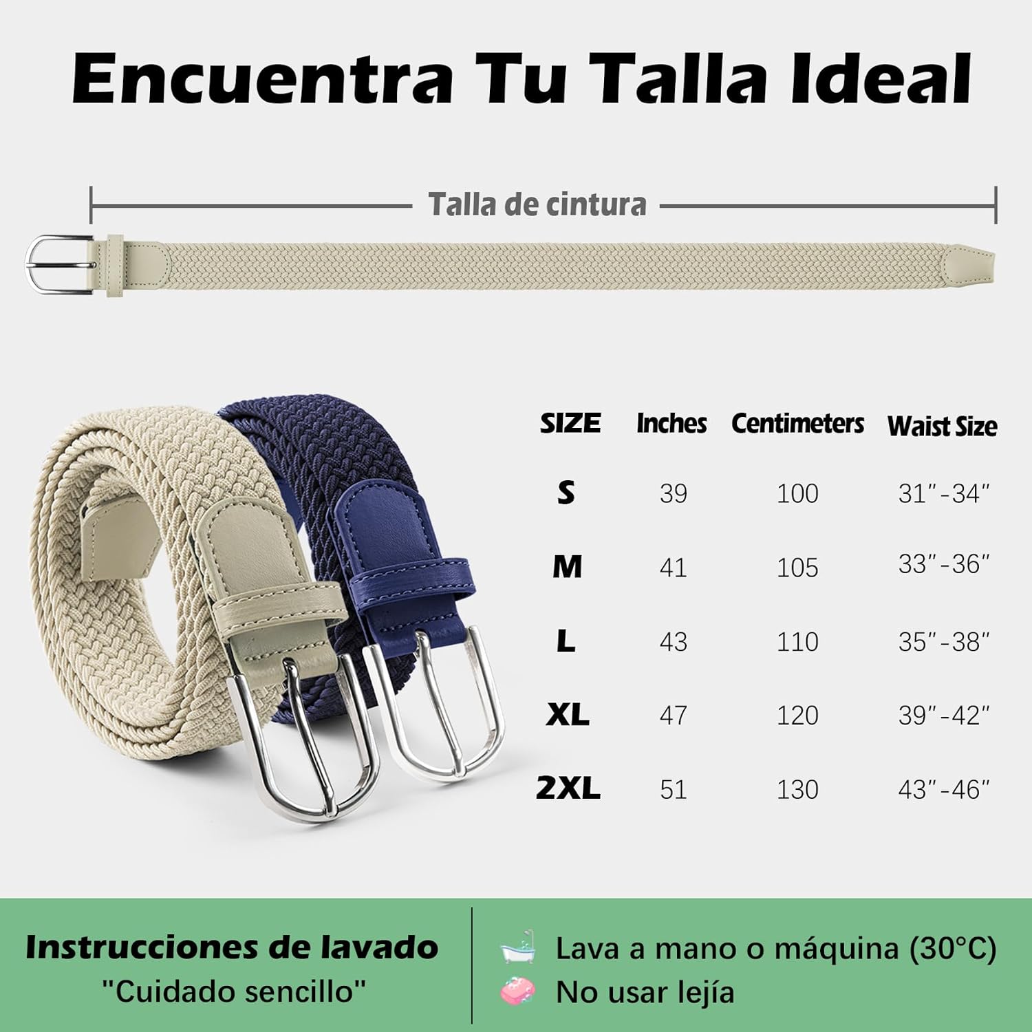 Thumbnail 6 de Tangchao Cinturones Elásticos Pack 2