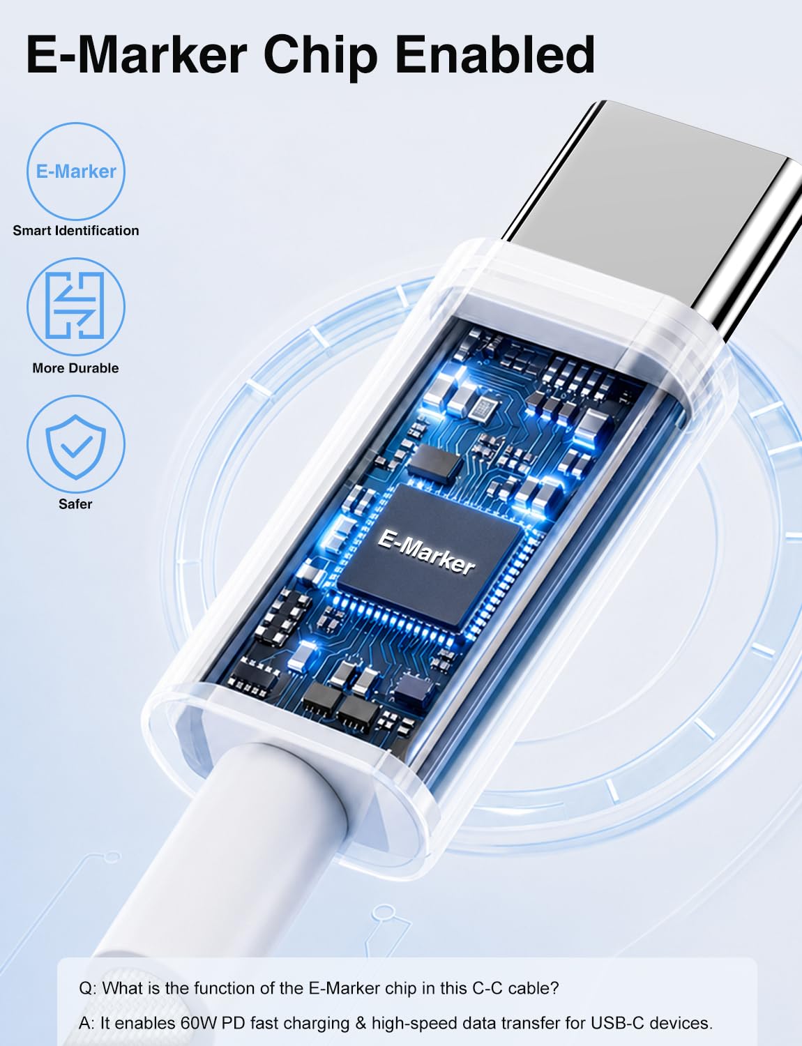 Detalle de USB-C Charging Cable, 60W