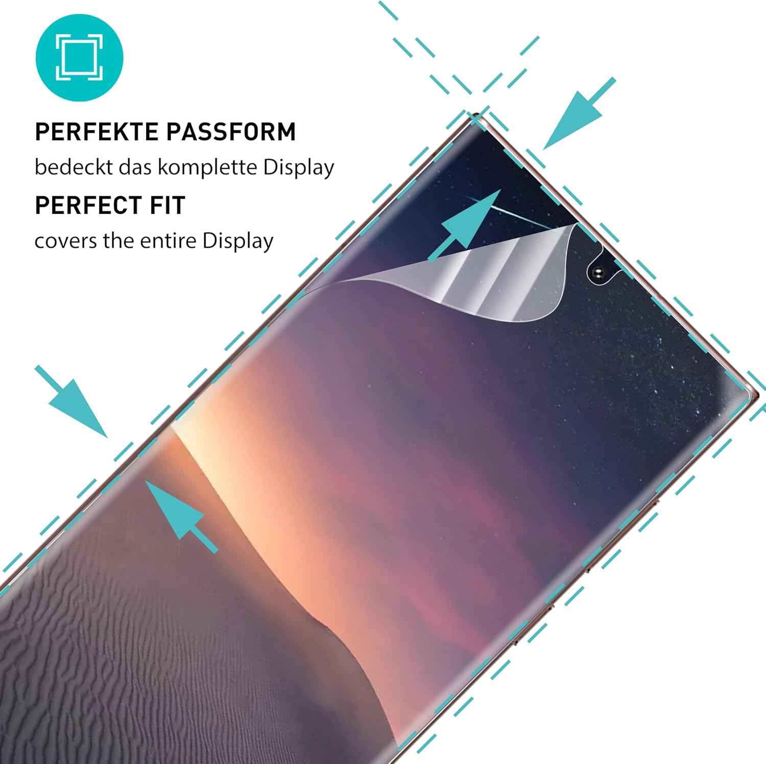Thumbnail 1 de SmarTect TPU Screen Protector for Samsung Galaxy S23 Ultra, Matte, 2 Pack
