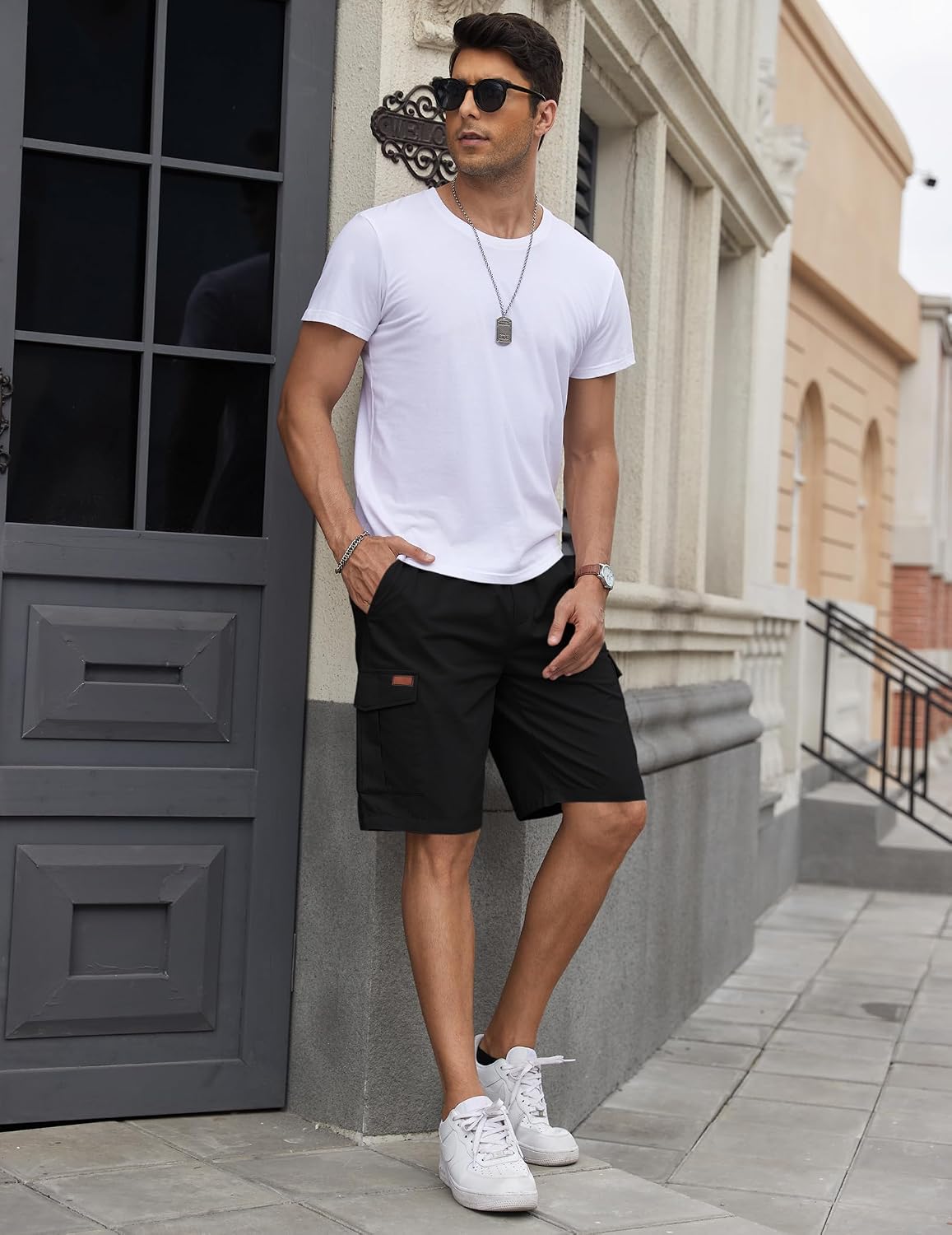 Detalle de TARAINYA Pantaloncini Uomo in Cotone: comfort, stile e praticità per la stagione estiva