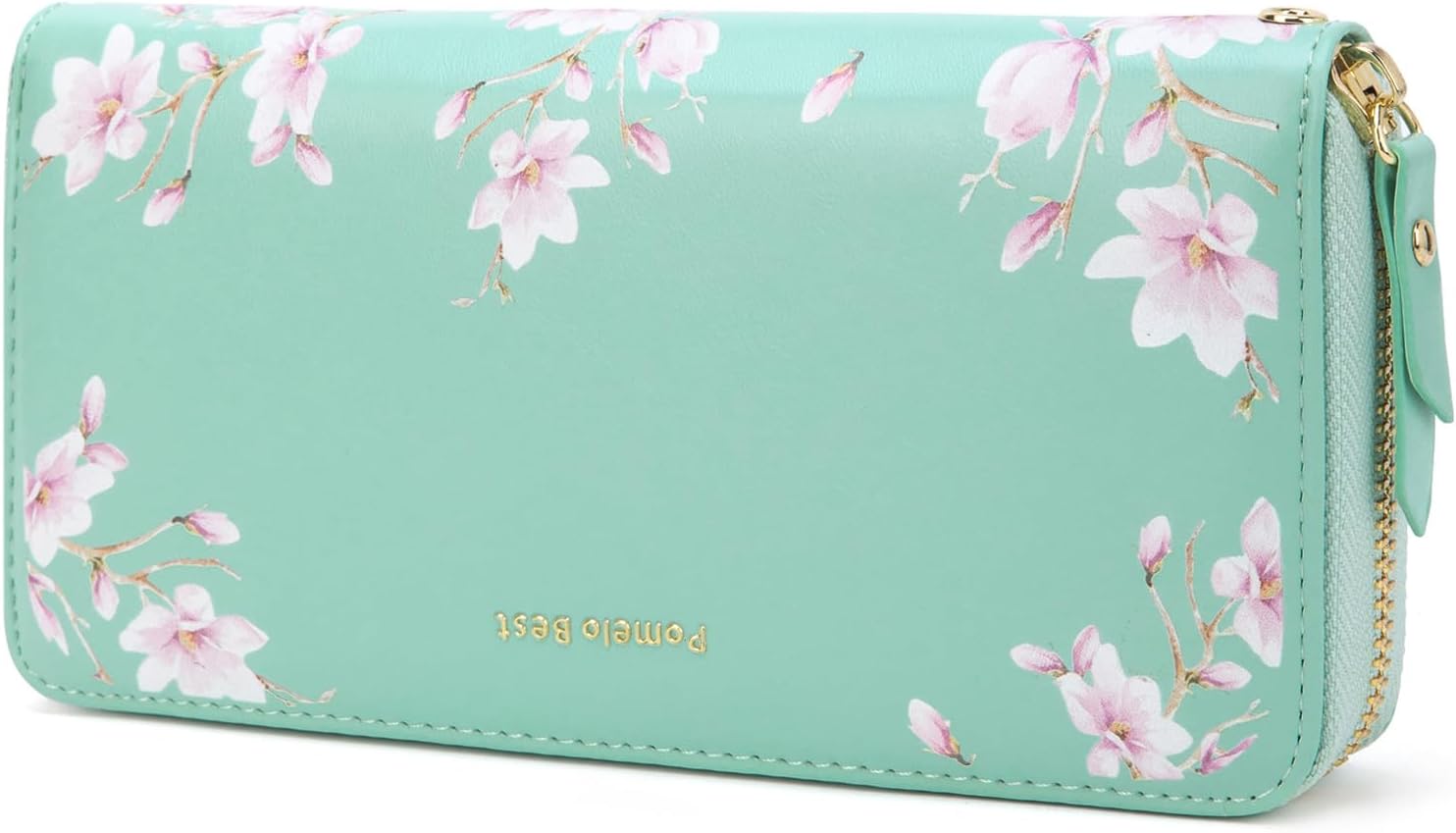 Thumbnail 6 de Pomelo Best portefeuille femme en cuir PU avec RFID, porte-monnaie zippé et sangle de poignet