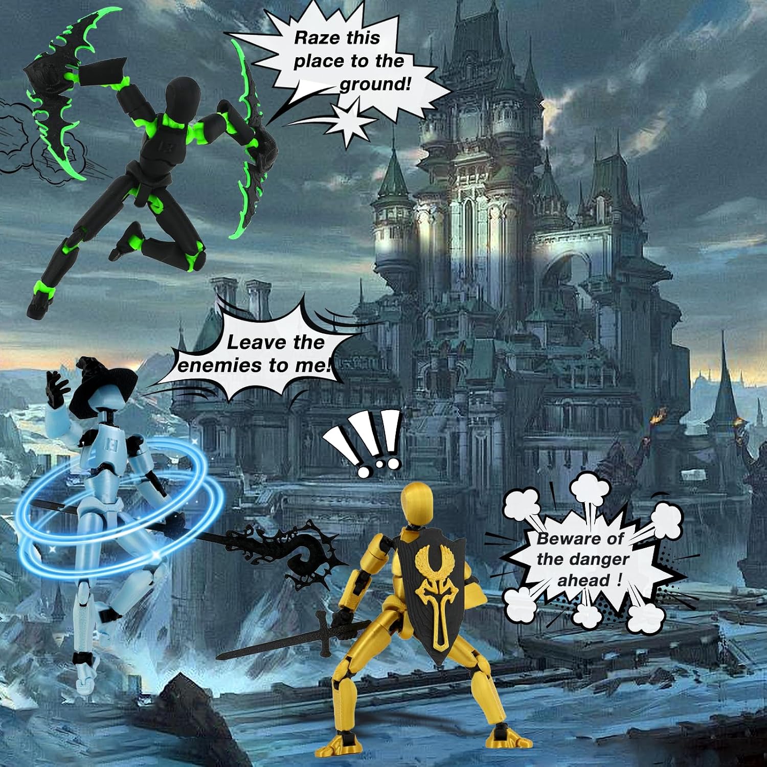 Thumbnail 4 de Titan 13 Action Figure Set, 5-Pack
