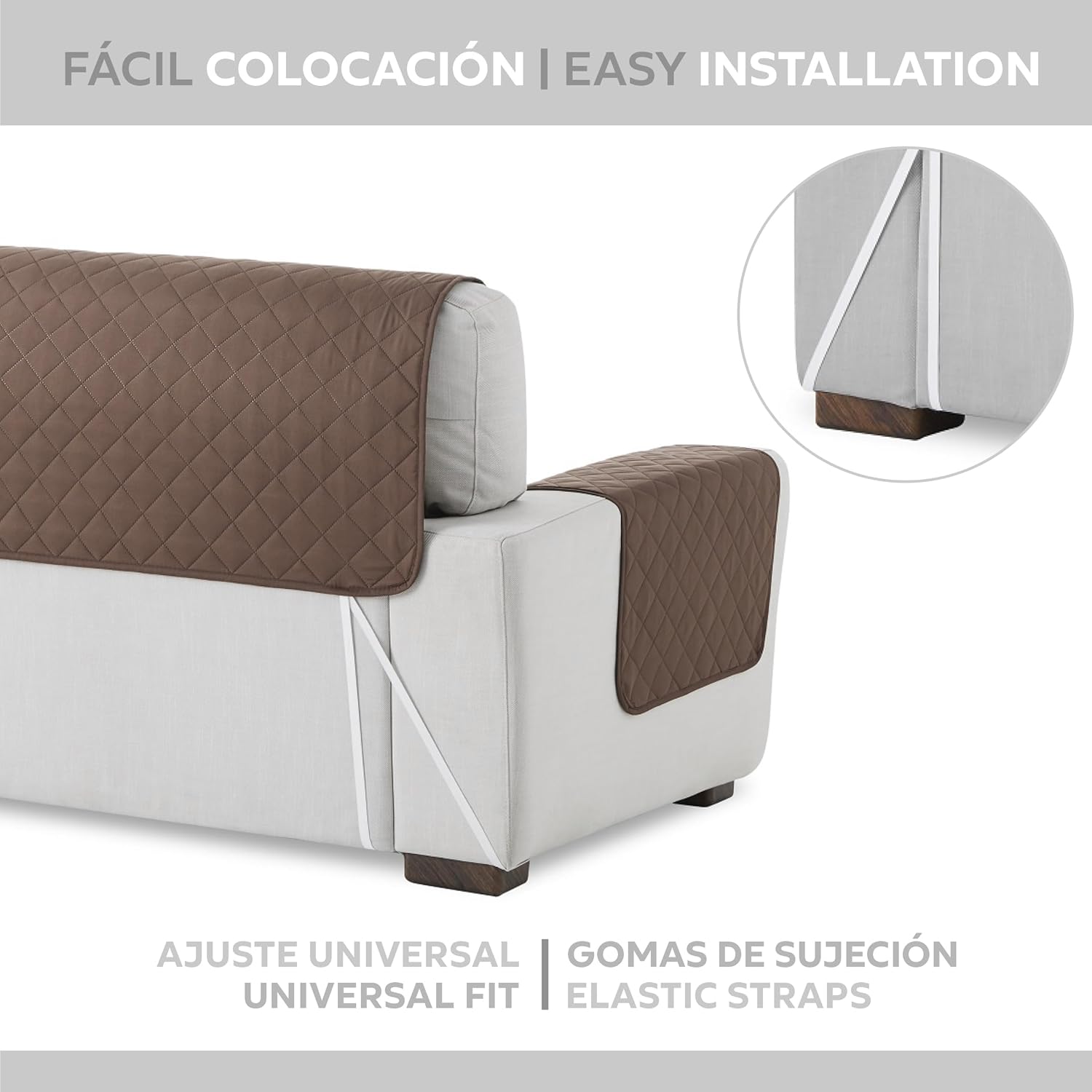 Thumbnail 3 de Textilhome – Funda Malu para Sofá 4 Plazas 🛋️ Resistente y Reversible