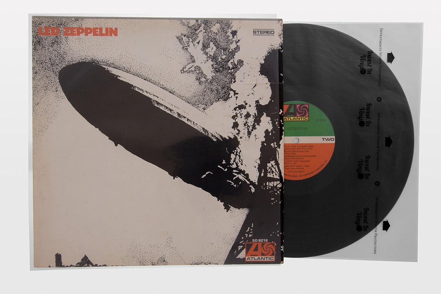 Detalle de Invest In Vinyl 100 LP Sleeves Combo Pack (50 Outer & 50 Inner) for 12" Vinyl Records