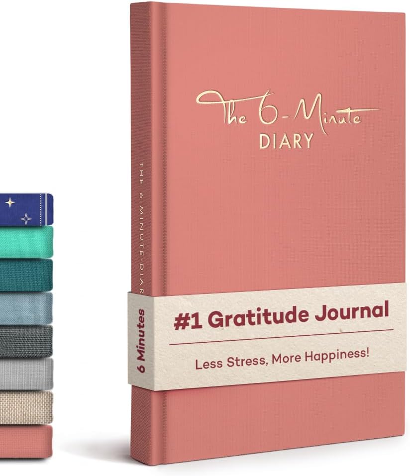 Detalle de 6 Minute Journal gratitude notebook