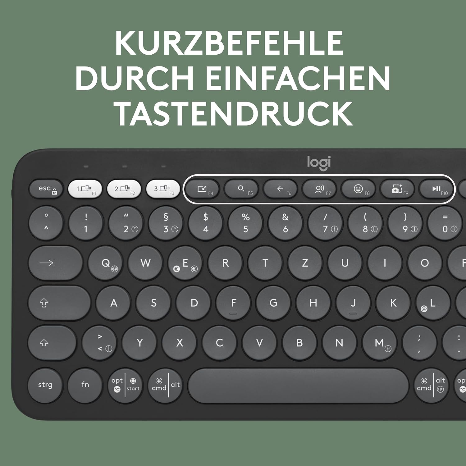 Detalle 2 de Logitech Pebble 2 Combo: Kabellose Tastatur und Maus im schlanken, leisen Setup