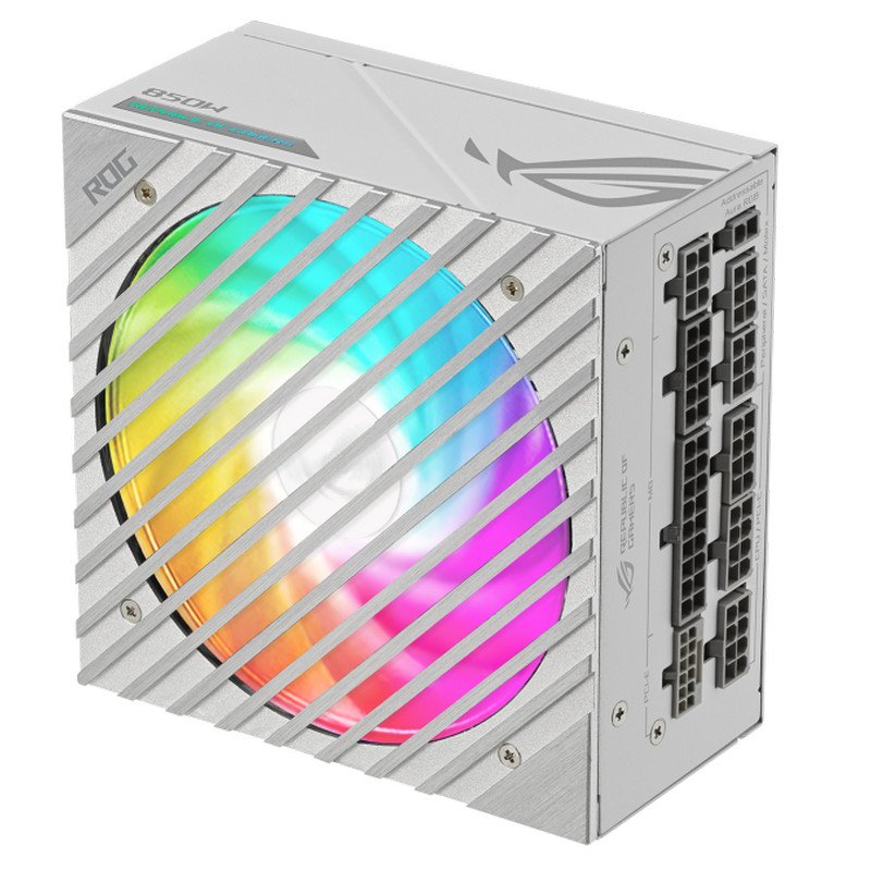 Detalle 2 de ASUS ROG Loki SFX-L White Edition 850W 80 Plus Platinum Modular 🔌