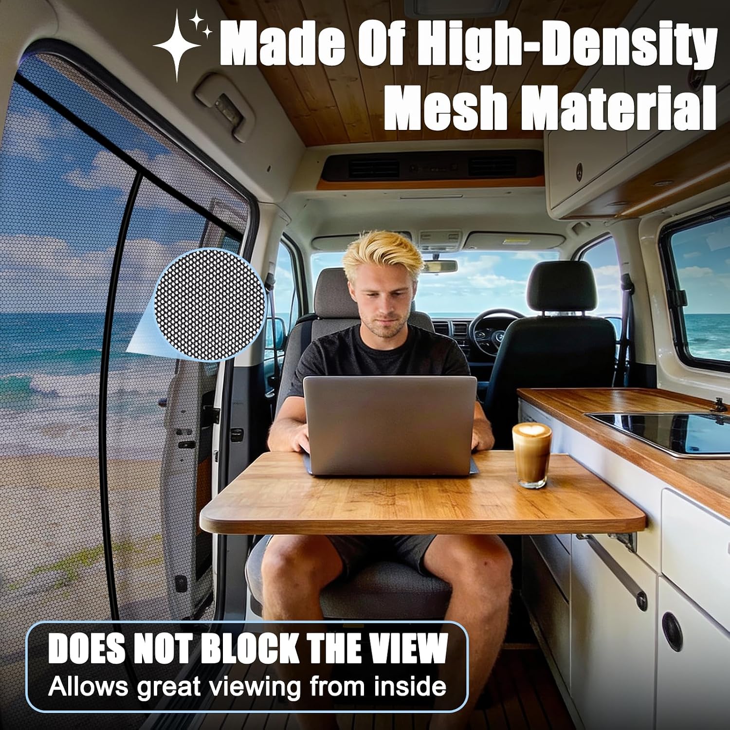 Thumbnail 4 de Moskitonetz Magnetisch für VW T5/T6 Schiebetür – Fliegennetz mit Magnetbefestigung