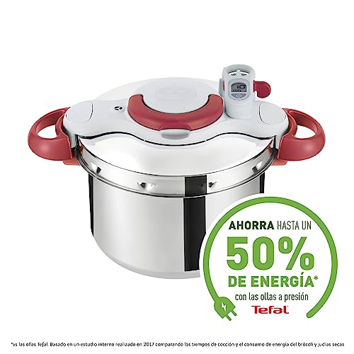 Detalle de Tefal P4620733 Cocotte en acier inoxydable, 22 cm ⚡