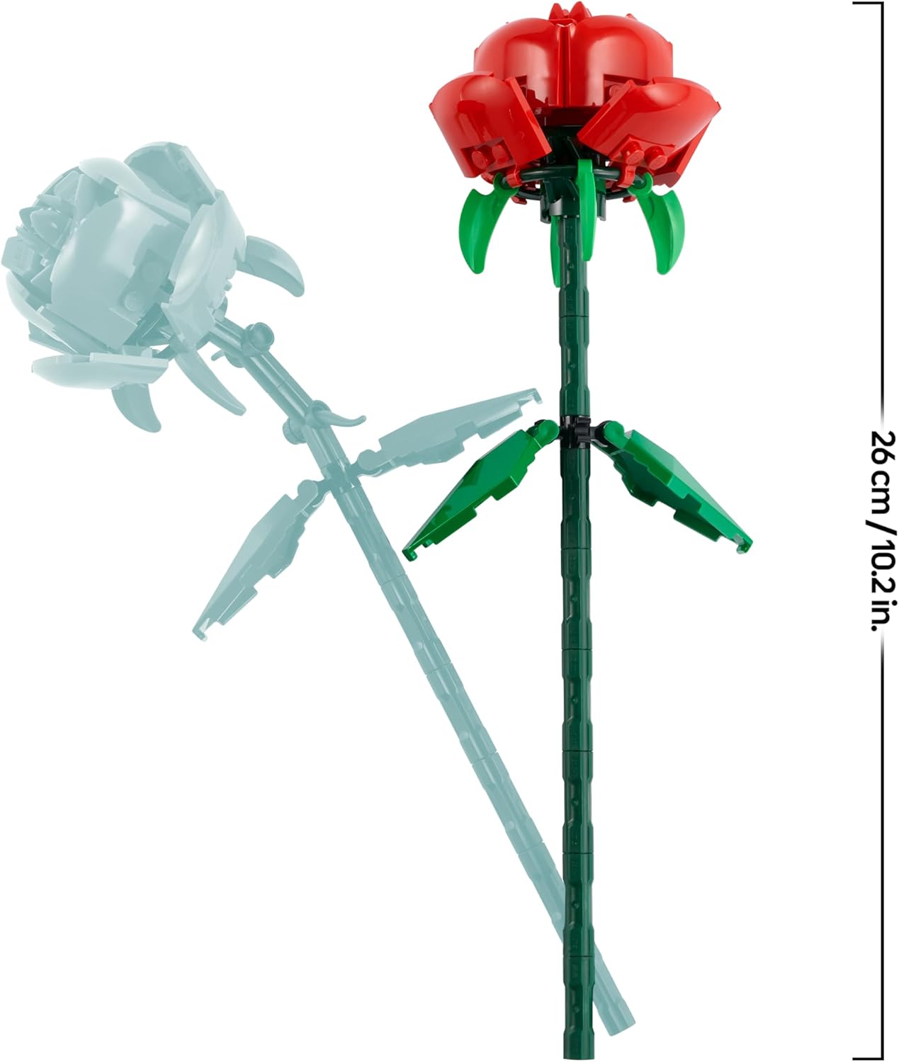 Thumbnail 6 de LEGO Botanicals Rose 40460 – set di fiori finti da costruire per Festa della Mamma