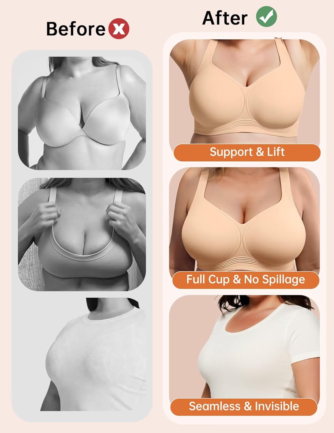 Thumbnail 5 de Vertvie Gel Bra XL, full support and coverage