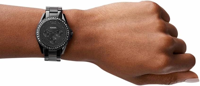 Thumbnail 1 de Fossil Orologio Riley da donna: cronografo quartz, cassa 38 mm e cinturino intercambiabile in acciaio o pelle