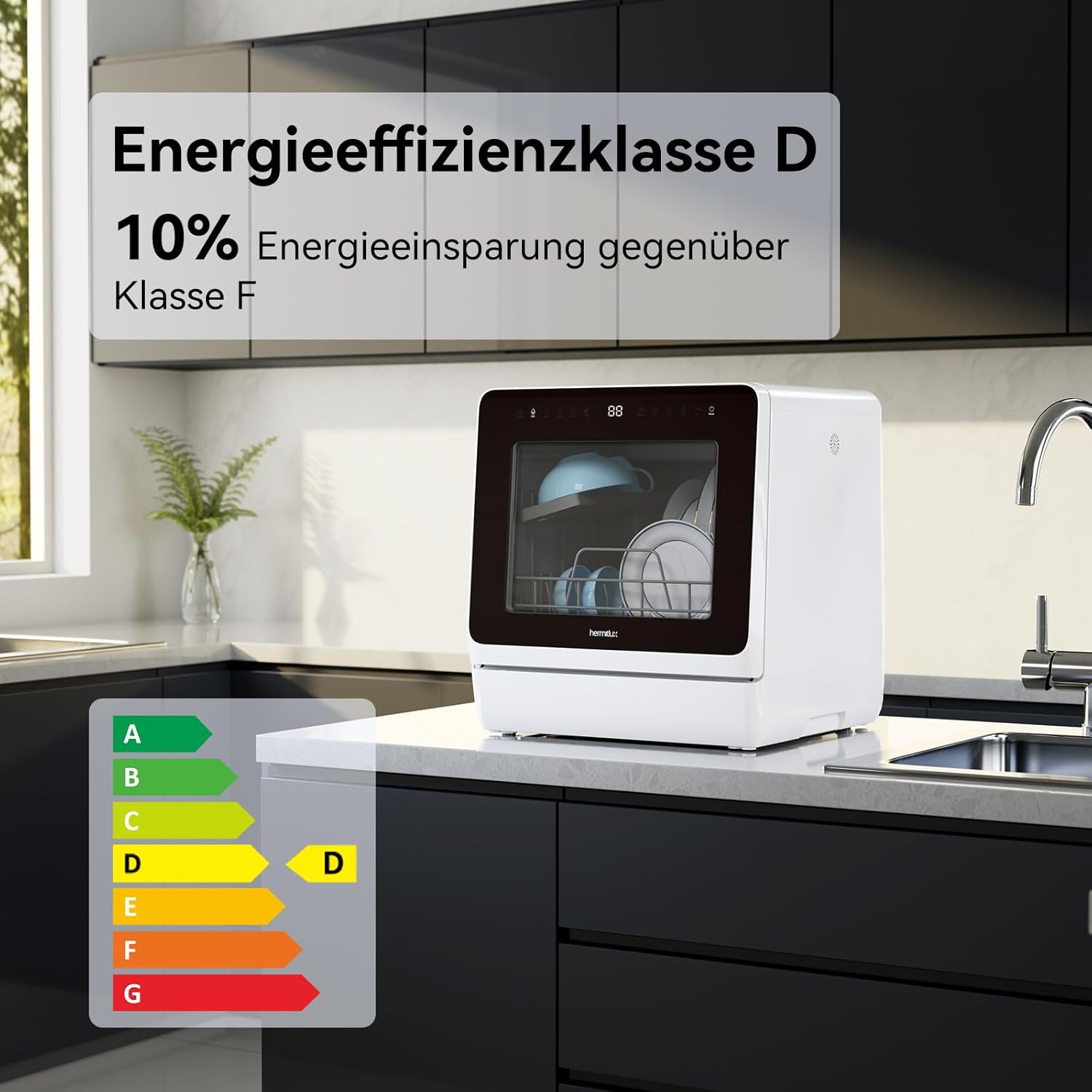 Thumbnail 3 de Hermitlux Tischgeschirrspüler 5 L 🍽