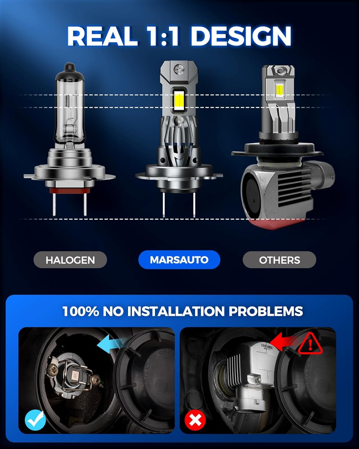 Thumbnail 3 de Marsauto H7 LED 32000LM Plug and Play