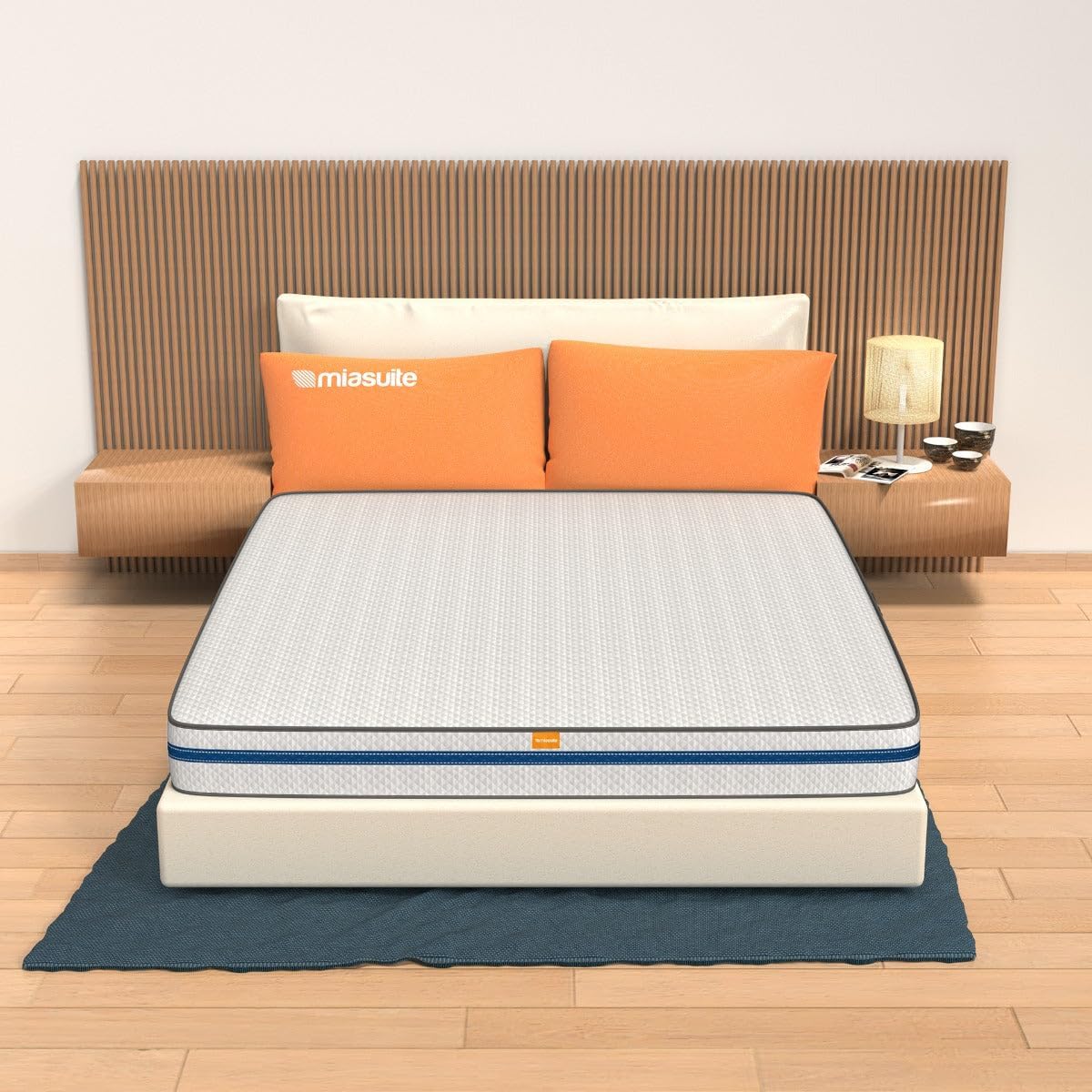 Detalle de MiaSuite memory foam 140x200, altezza 22 cm