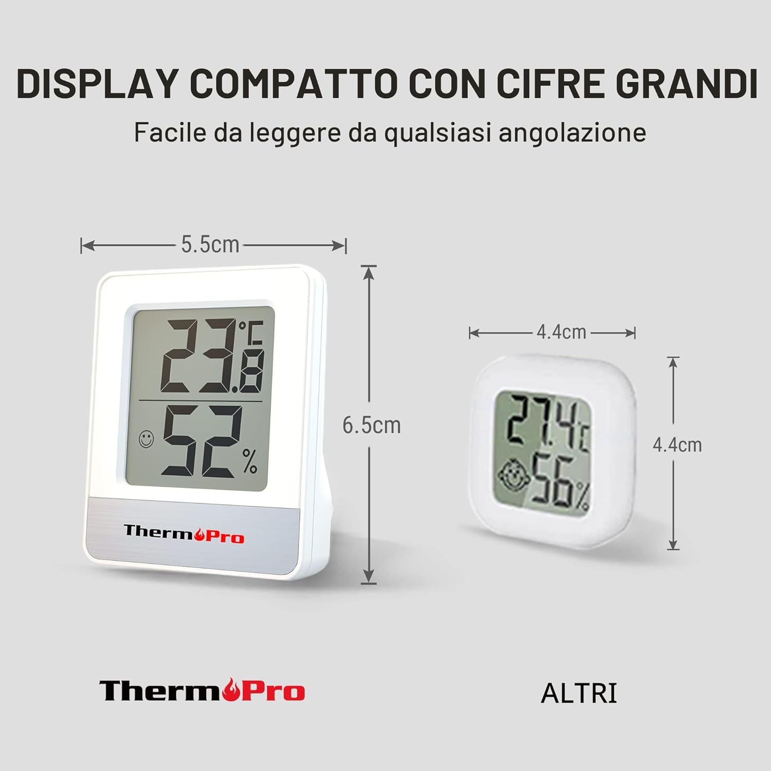 Thumbnail 1 de ThermoPro TP49-3 igrometro digitale 3 pezzi 🌡