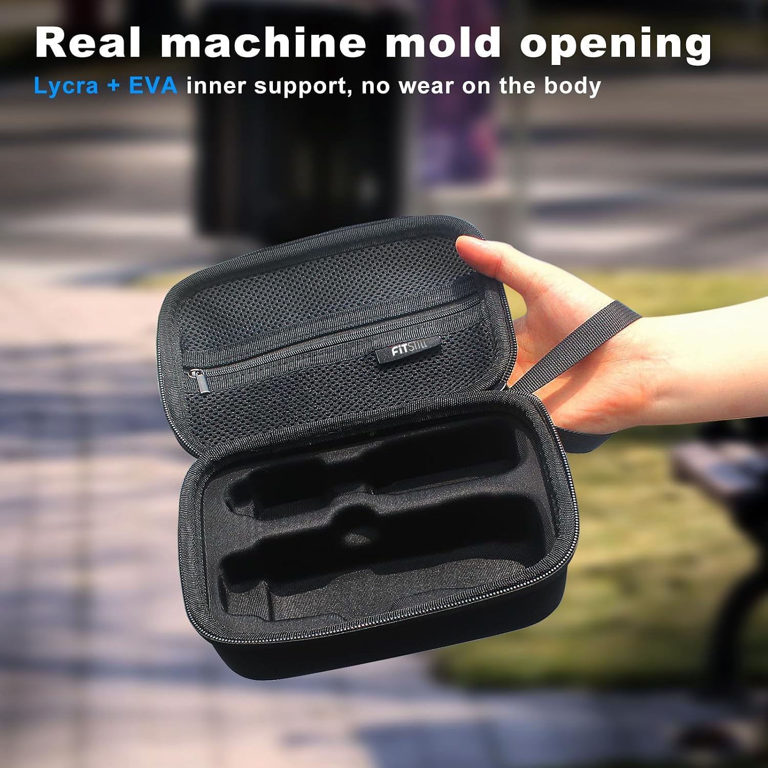 Thumbnail 3 de FiTSTILL Black Medium Carrying & Protective Hard Shell Case for DJI Osmo Pocket 3 (Case Only)