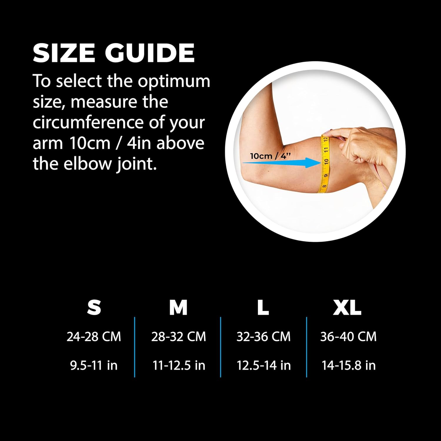 Detalle 2 de VITTO Elbow Support Compression Sleeve L Grey