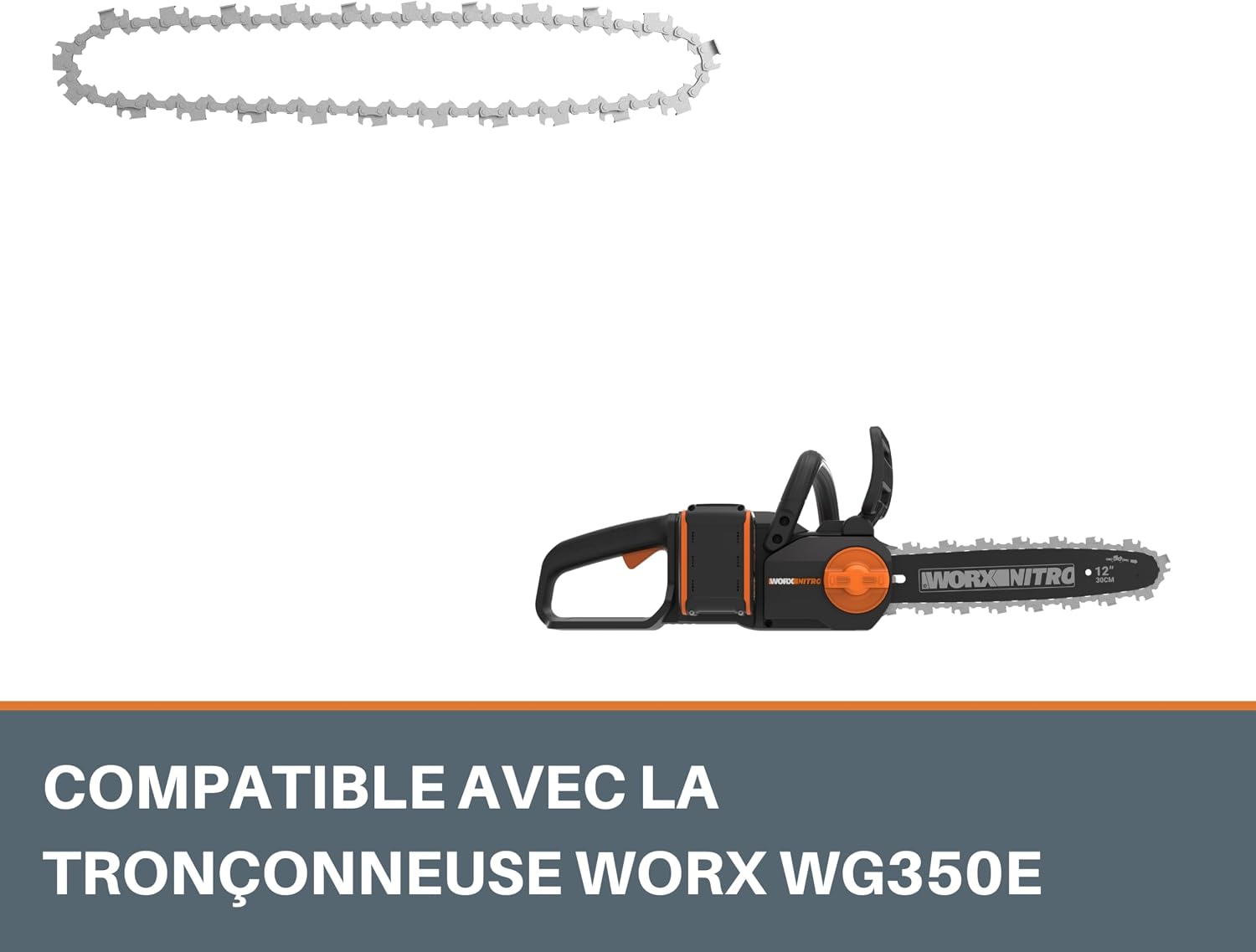 Thumbnail 1 de Catena di ricambio Worx 30 cm WA0145