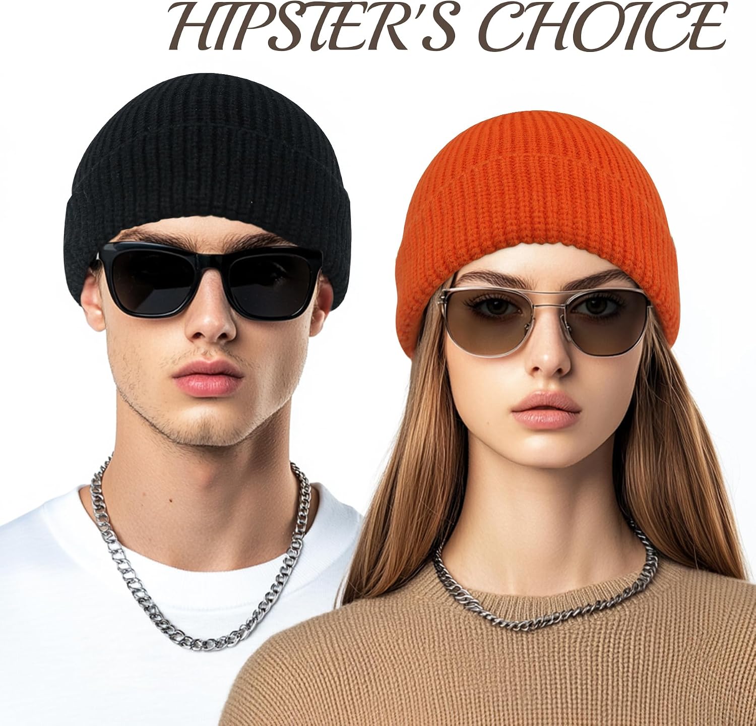 Detalle 2 de PFFY Fisherman Beanie with Roll-Up Cuff